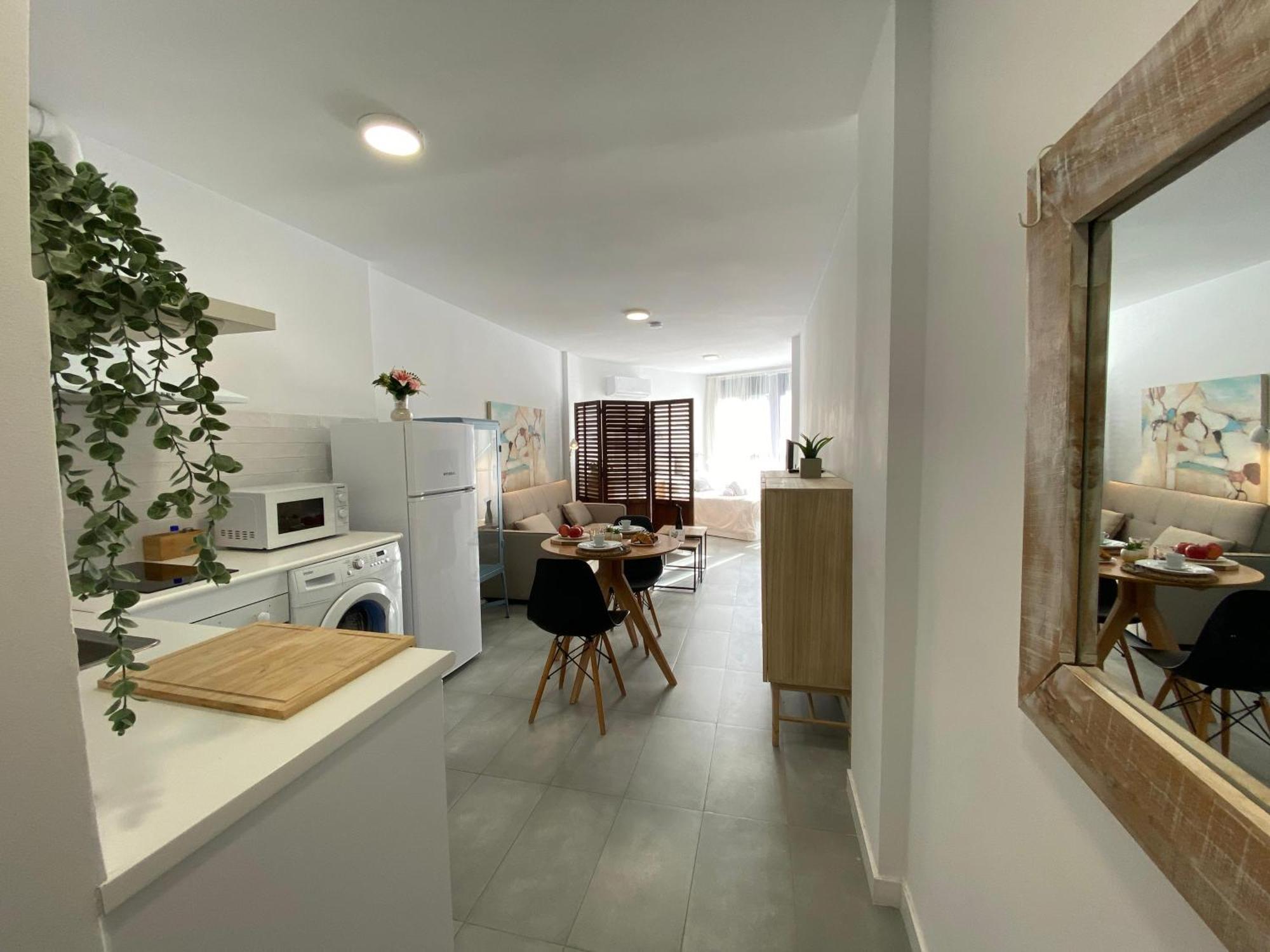 Appartement Loft primera línea playa, Cabo de Gata, Wifi à Retamar  Extérieur photo