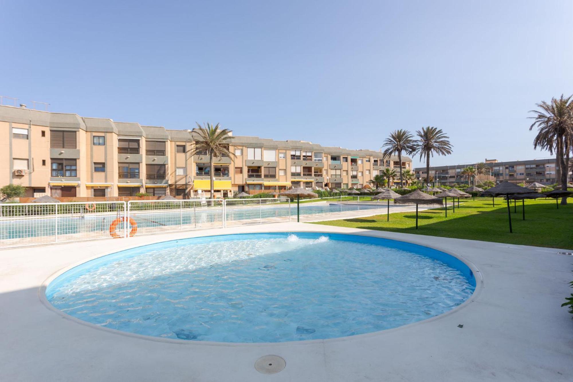 Appartement Loft primera línea playa, Cabo de Gata, Wifi à Retamar  Extérieur photo